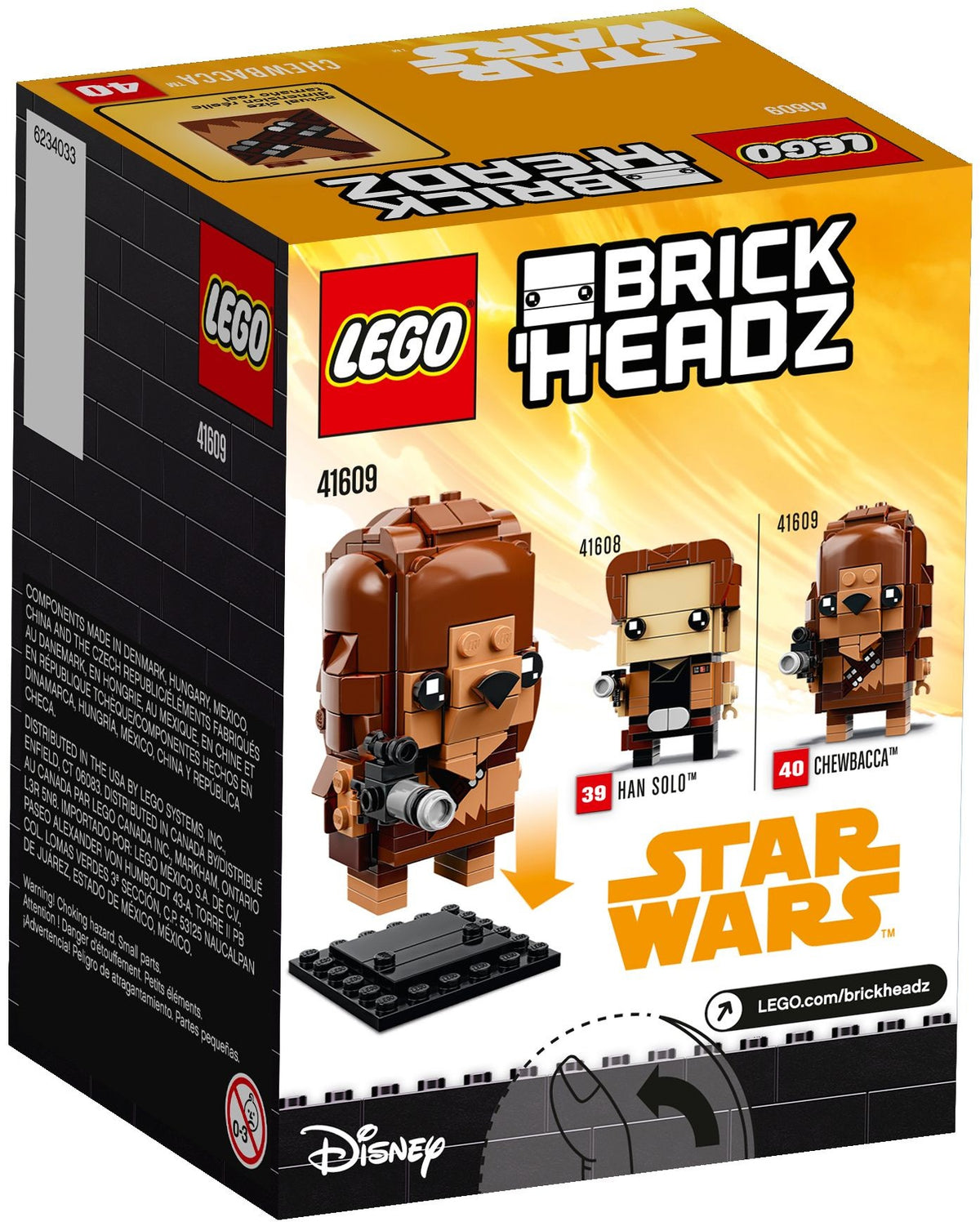 LEGO Brickheadz Star Wars 41609 Chewbacca