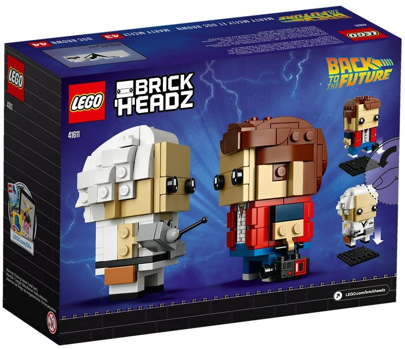 LEGO Brickheadz 41611 Marty McFly und Doc Brown