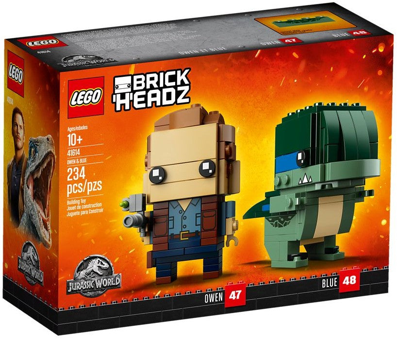 LEGO Brickheadz Jurassic World 41614 Owen und Blue