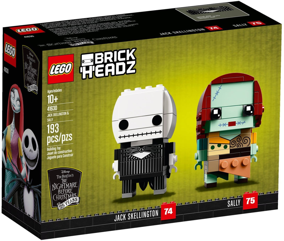 LEGO BrickHeadz 41630 Jack Skellington und Sally