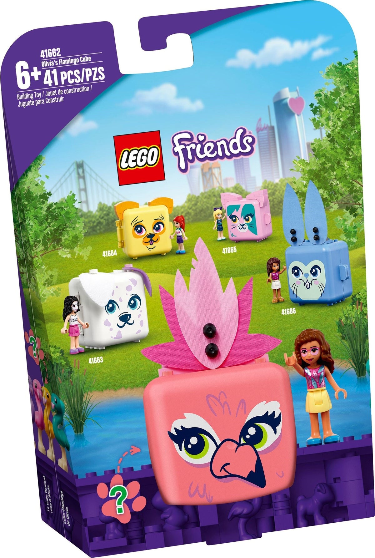 LEGO Friends 41662 Olivias Flamingo-Würfel
