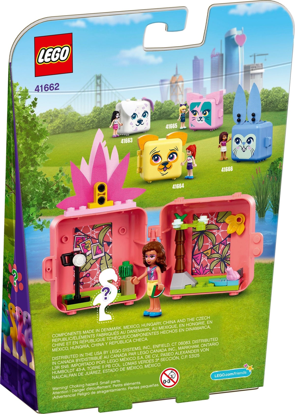 LEGO Friends 41662 Olivias Flamingo-Würfel