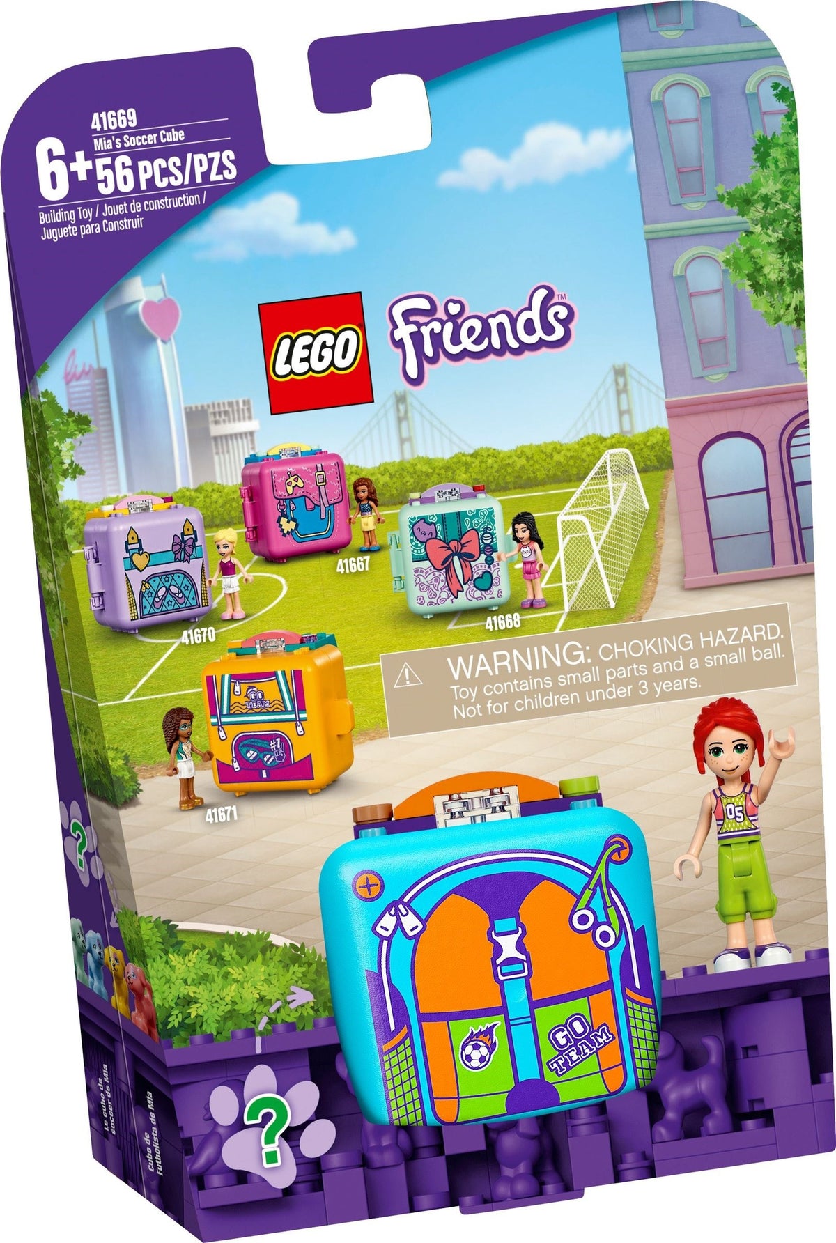 LEGO Friends 41669 Mias Fußball-Würfel