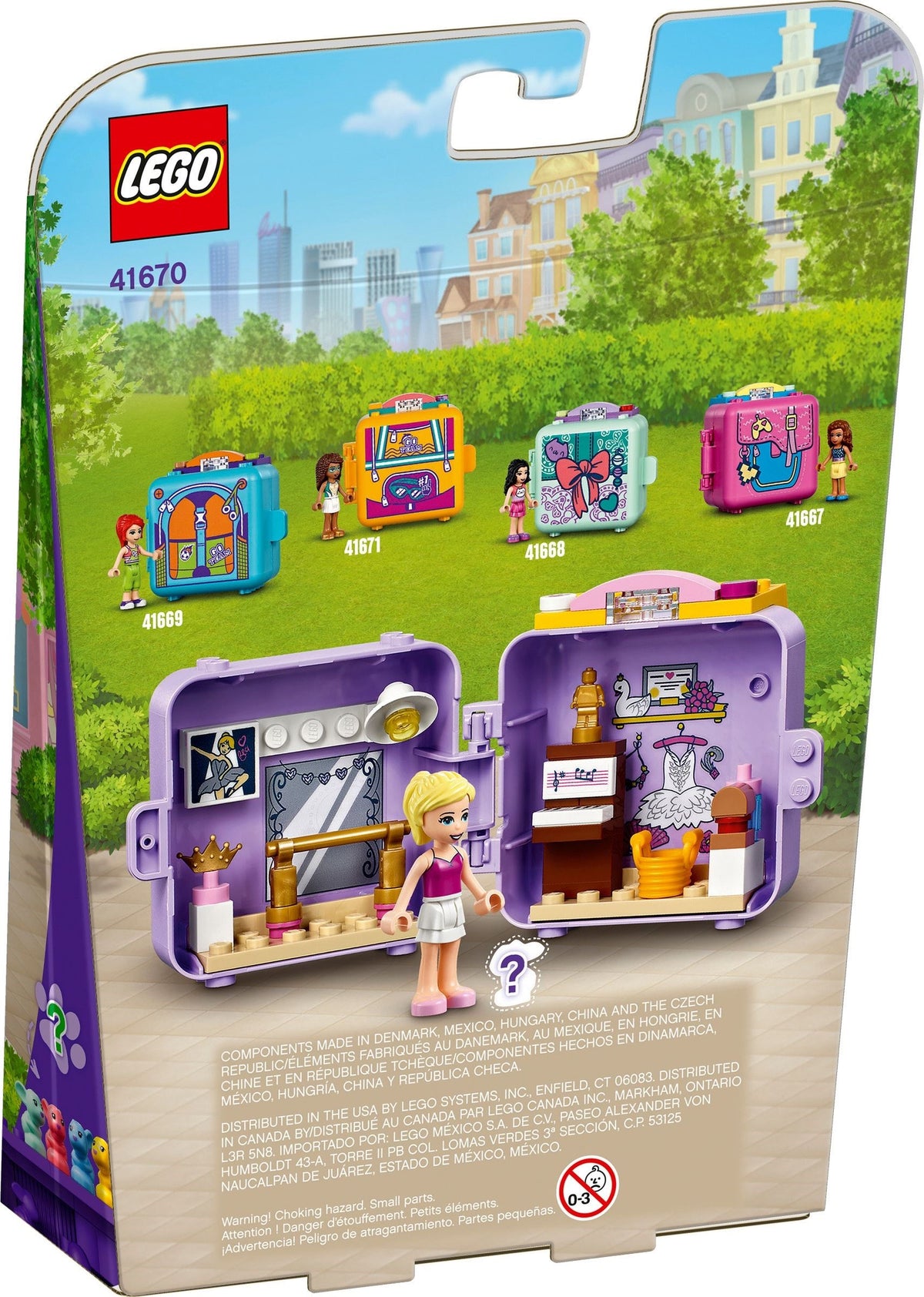 LEGO Friends 41670 Stephanies Ballett-Würfel