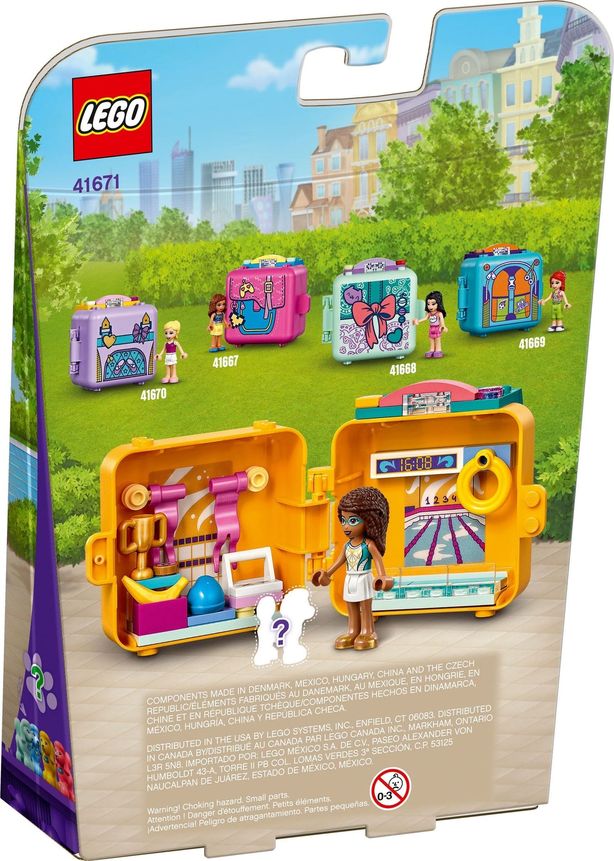 LEGO Friends 41671 Andreas Schwimmstar-Würfel