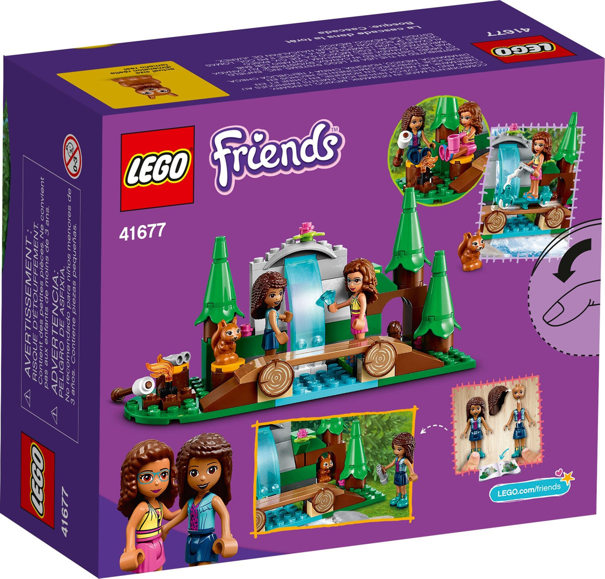 LEGO Friends 41677 Wasserfall im Wald