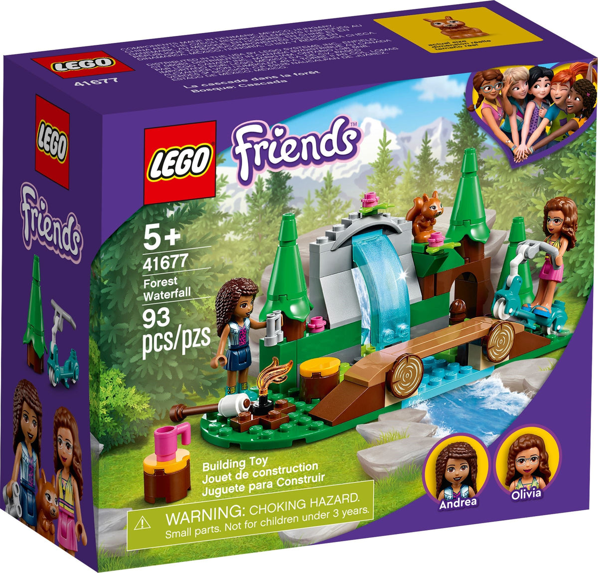 LEGO Friends 41677 Wasserfall im Wald