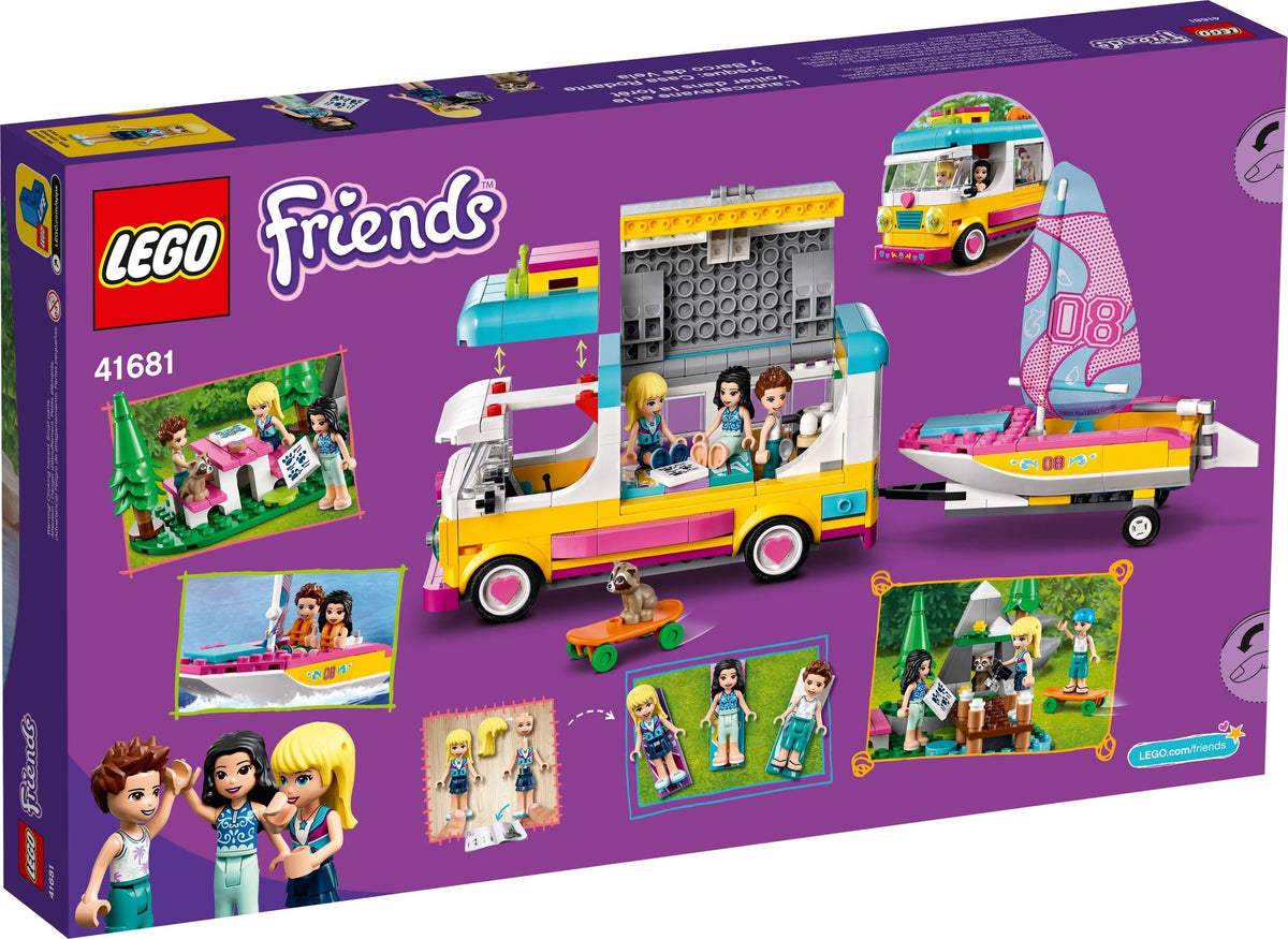 LEGO Friends 41681 Wohnmobil- und Segelbootausflug
