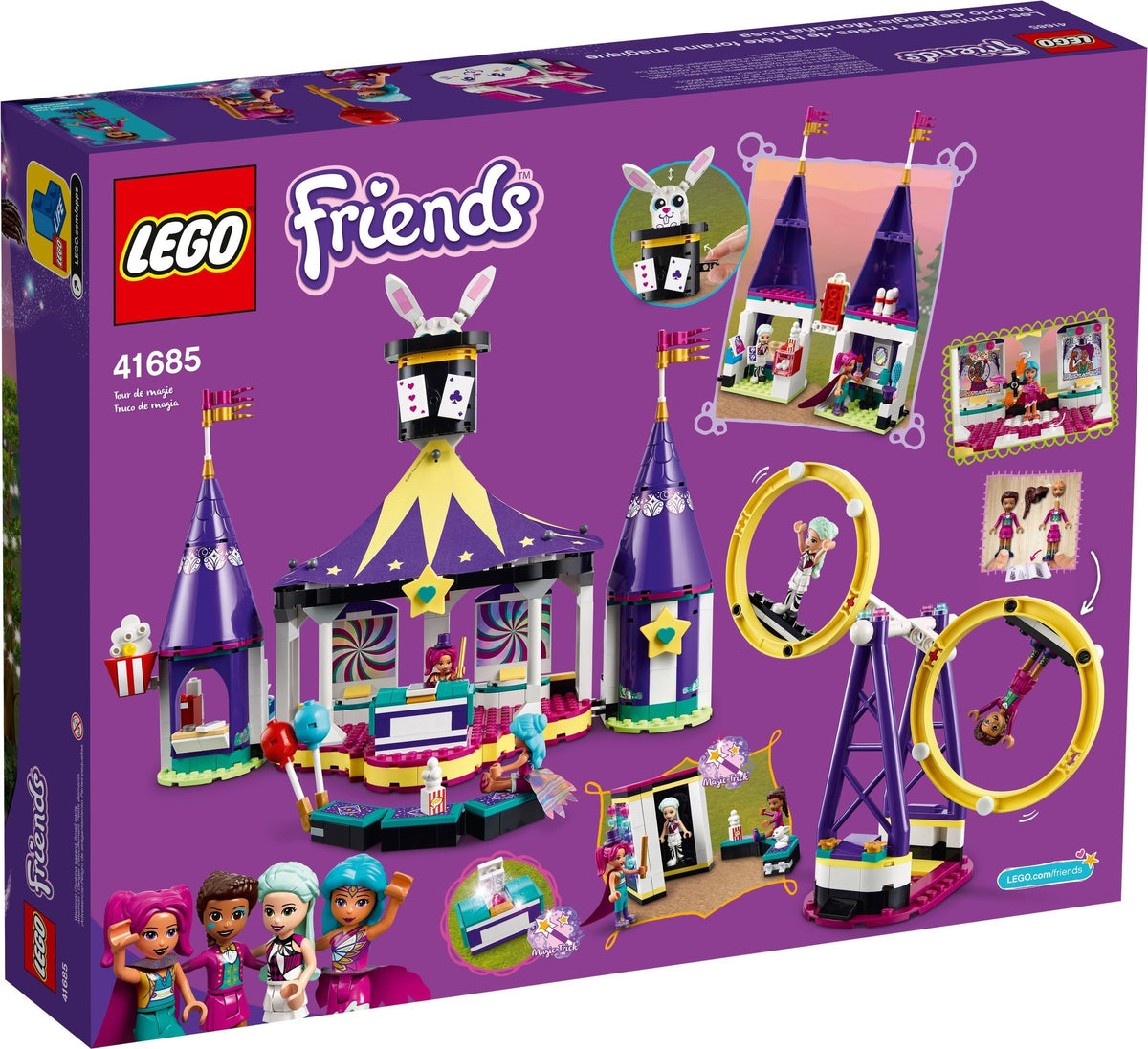 LEGO Friends 41685 Magische Jahrmarktachterbahn
