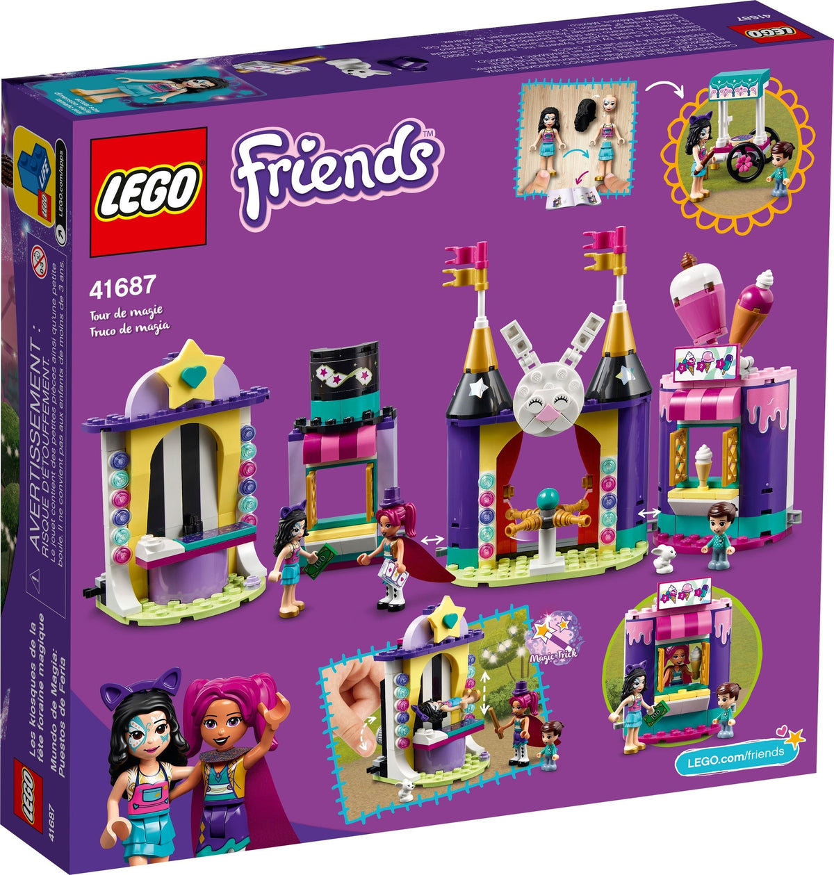 LEGO Friends 41687 Magische Jahrmarktbuden