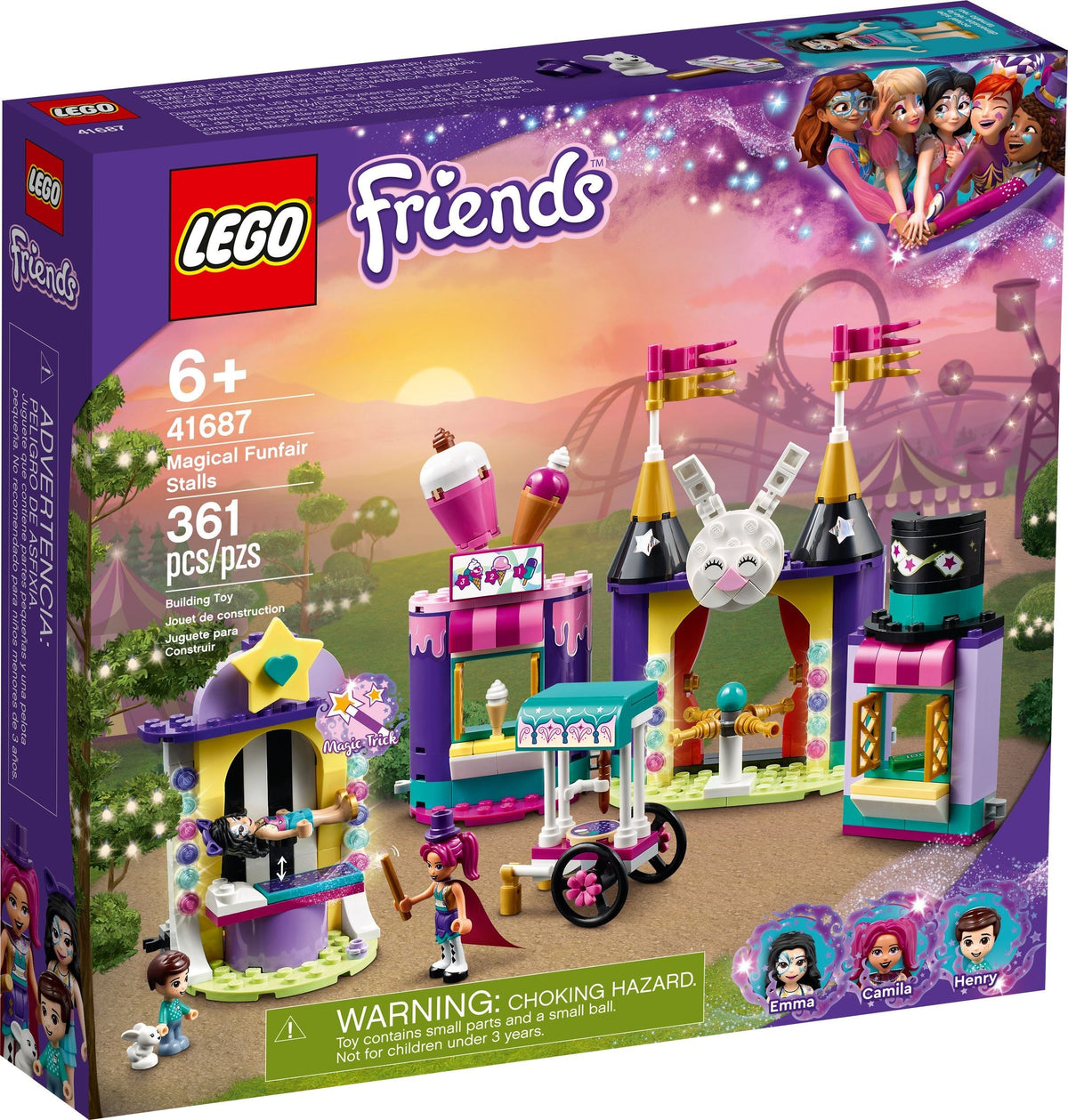 LEGO Friends 41687 Magische Jahrmarktbuden