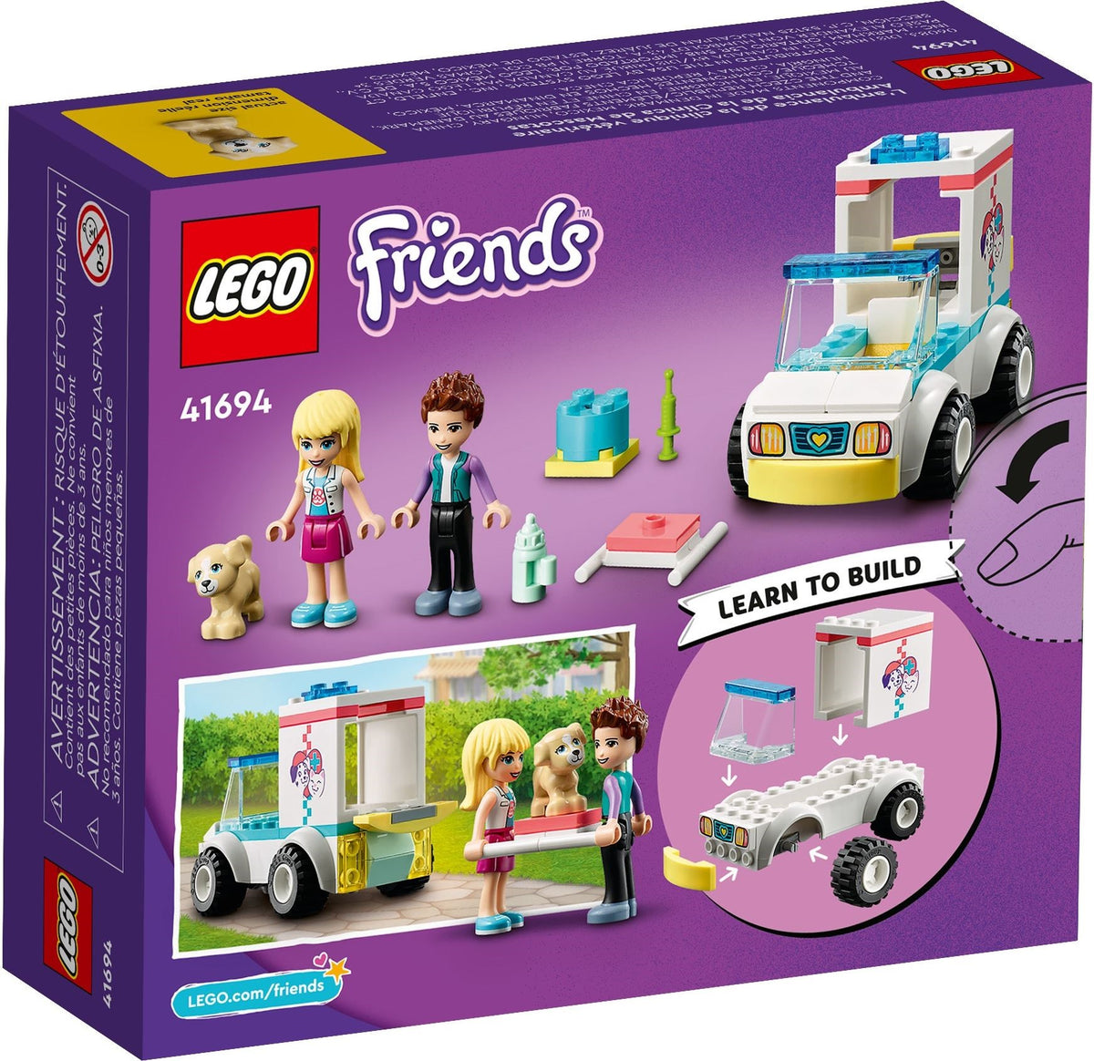 LEGO Friends 41694 Tierrettungswagen