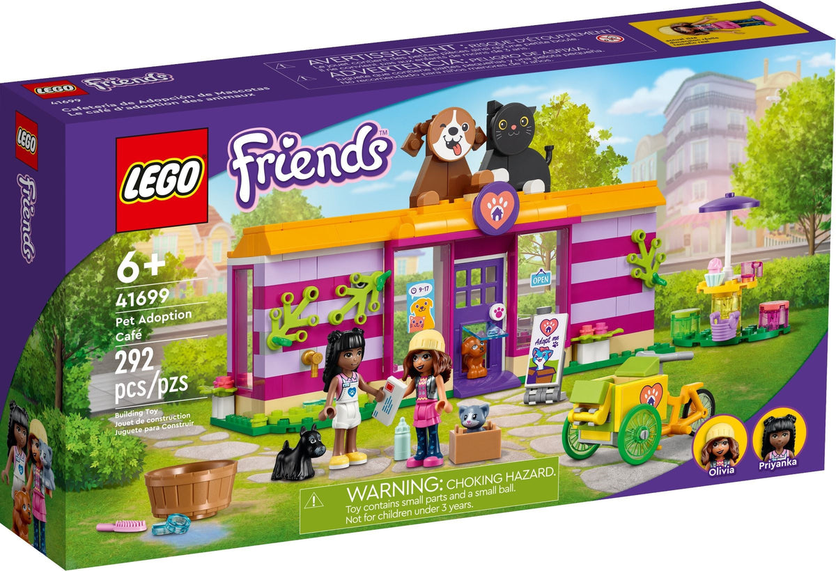 LEGO Friends 41699 Tieradoptionscafé
