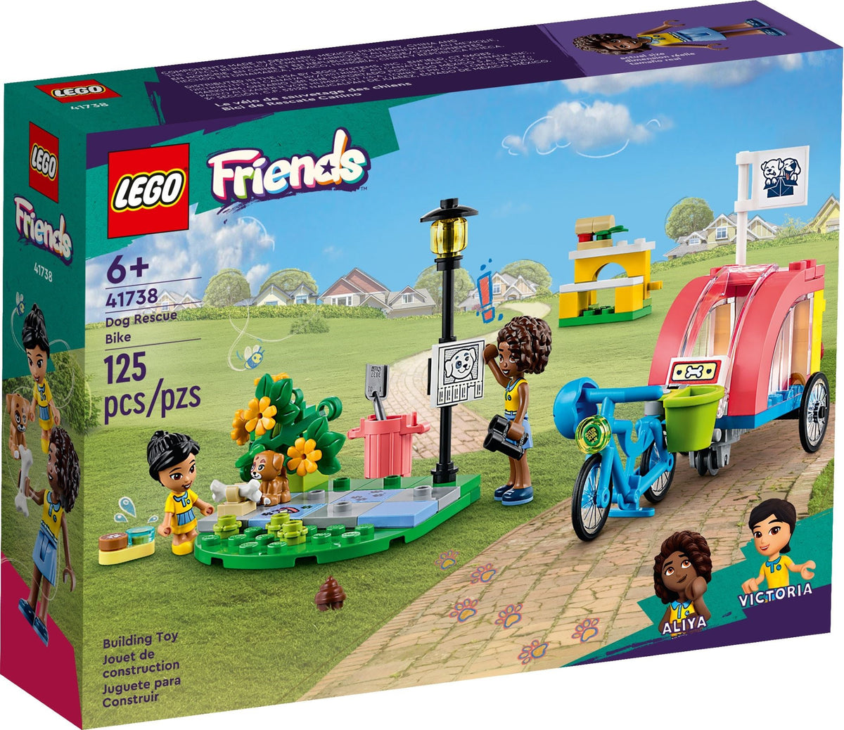LEGO Friends 41738 Hunderettungsfahrrad