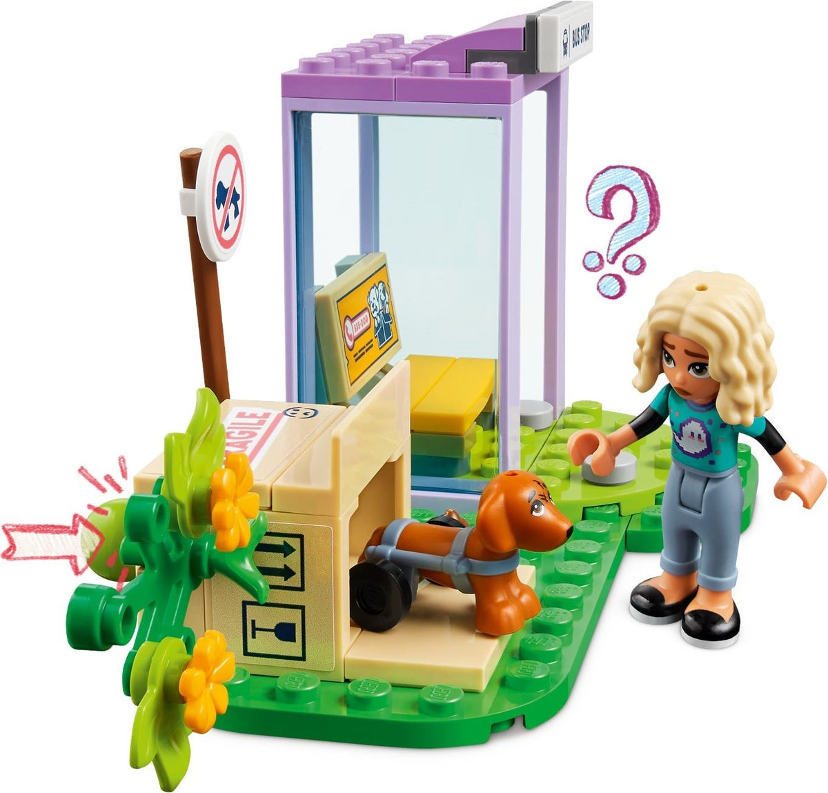 LEGO Friends 41741 Hunderettungswagen