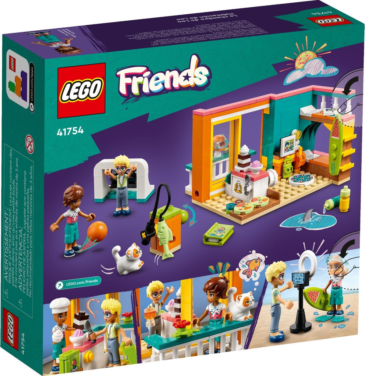 LEGO Friends 41754 Leos Zimmer