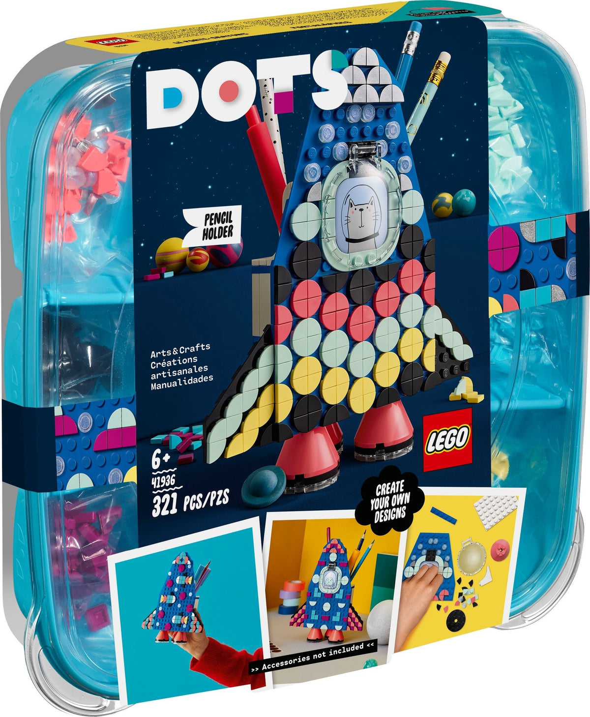 LEGO Dots 41936 Raketen Stiftehalter