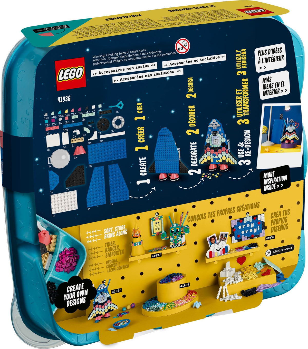 LEGO Dots 41936 Raketen Stiftehalter