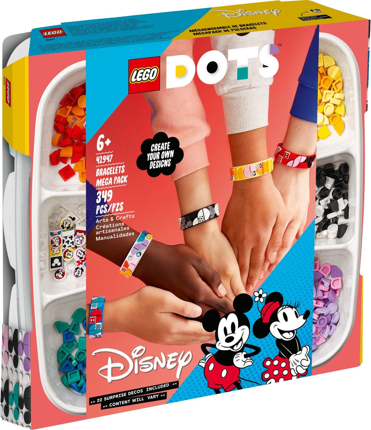 LEGO Dots 41947 Mickys Armband-Kreativset