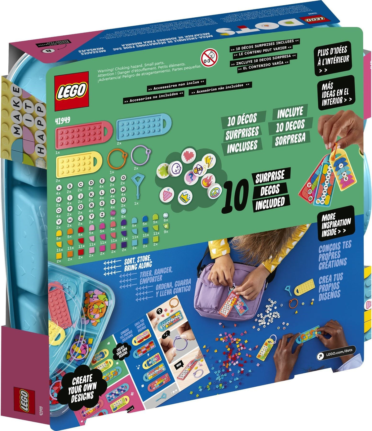 LEGO Dots 41949 Taschenanhänger Kreativset