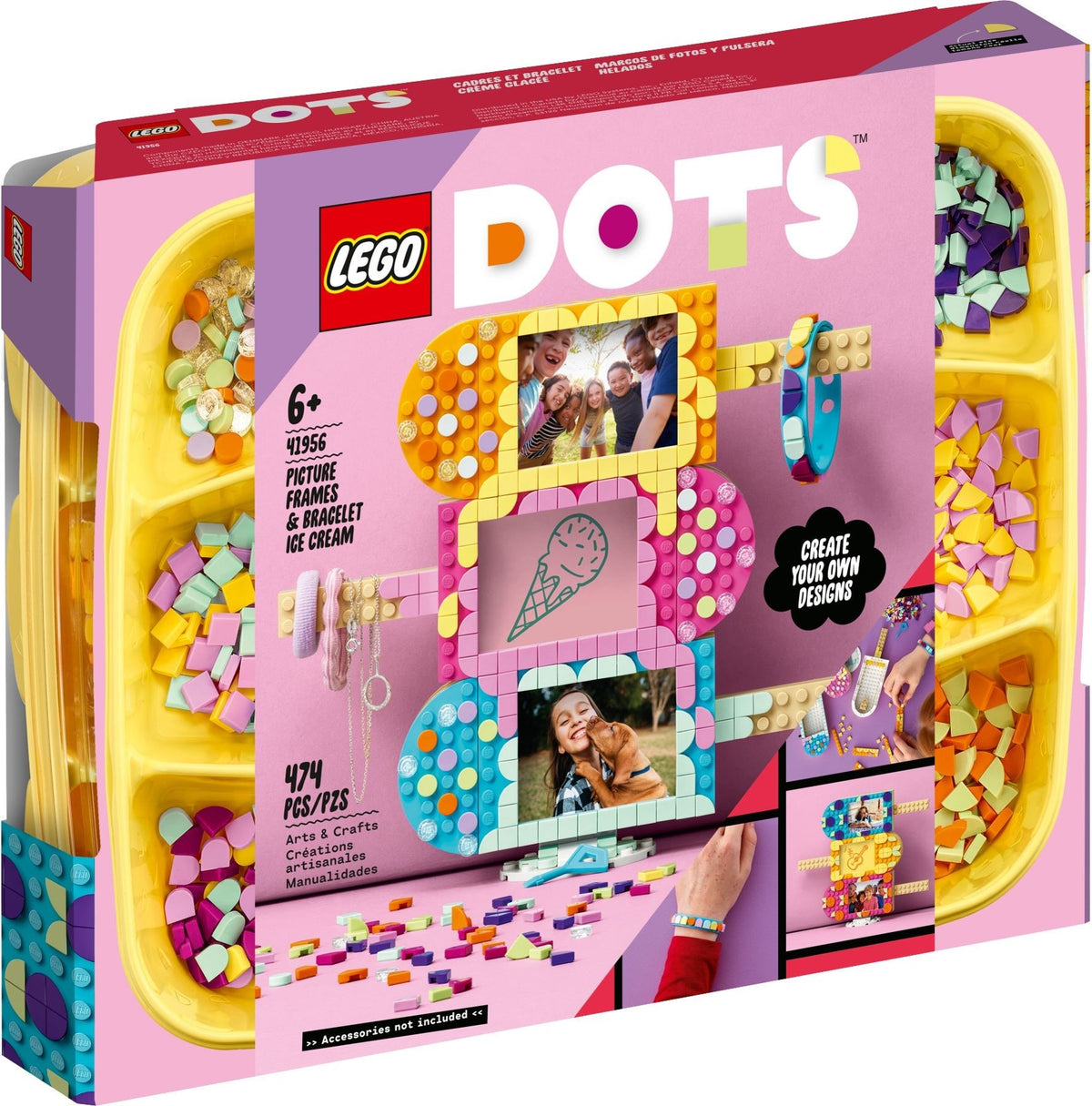 LEGO Dots 41956 Eiscreme Bilderrahmen & Armband