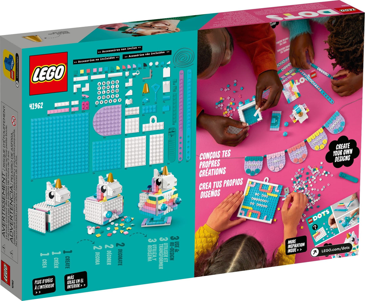 LEGO Dots 41962 Einhorn Familienkreativset