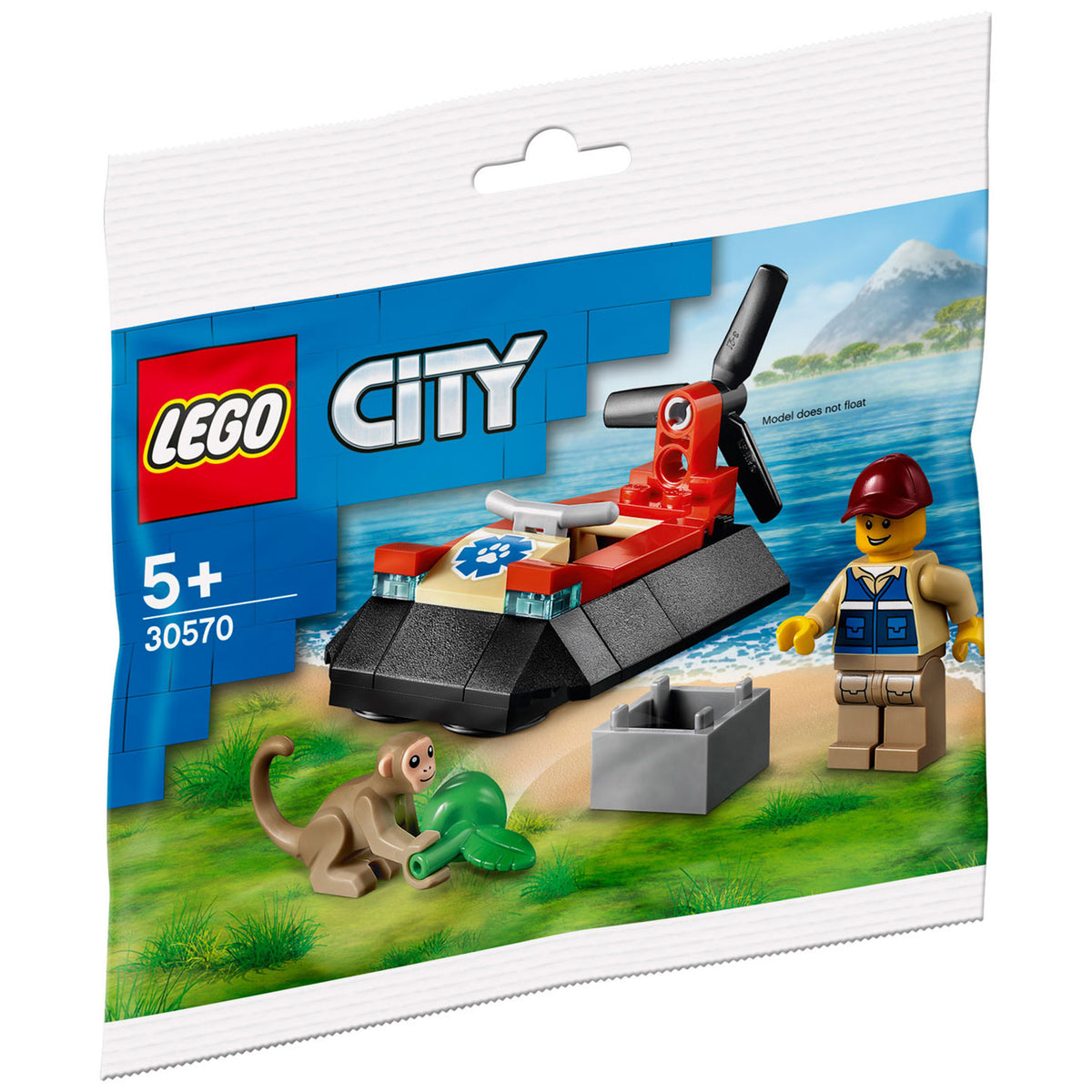 LEGO City 30570 Luftkissenboot für Tierrettungen