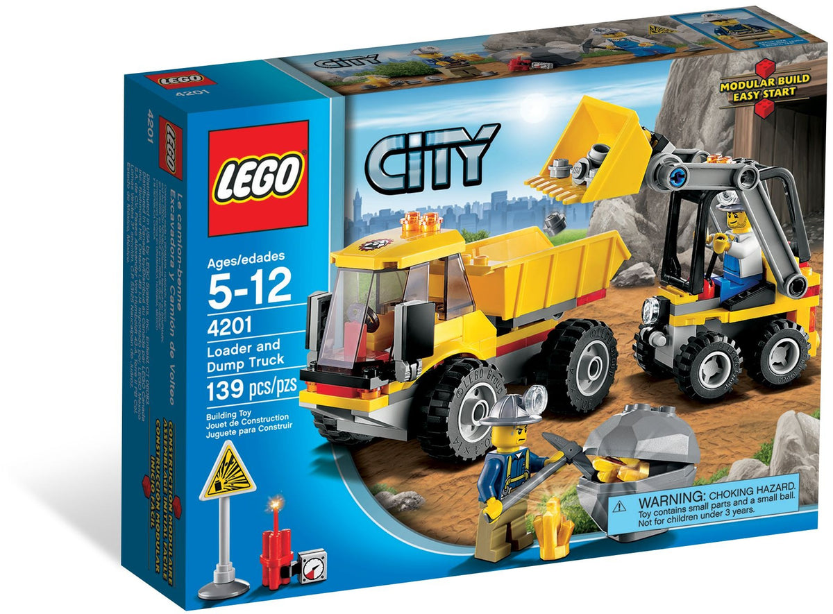 LEGO City 4201 Bagger mit Kipplaster