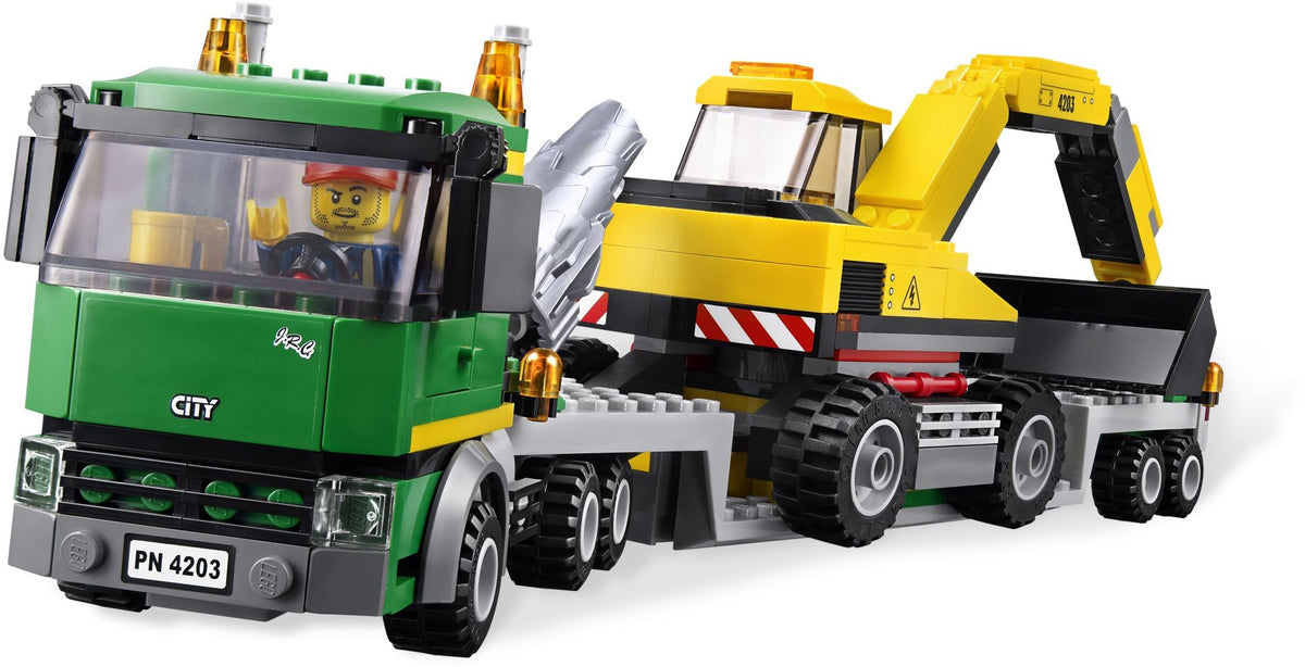 LEGO City 4203 Grubenbagger mit Transporter