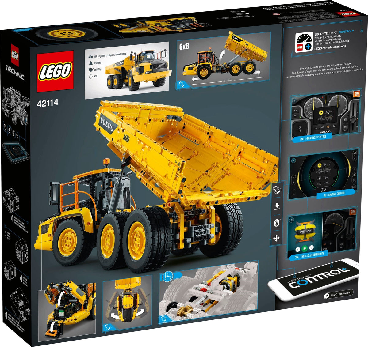 LEGO Technic 42114 VOLVO A60H Knickgelenk-Kipper