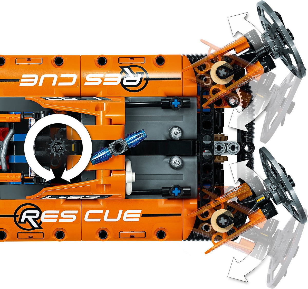 LEGO Technic 42120 Luftkissenboot für Rettungseinsätze