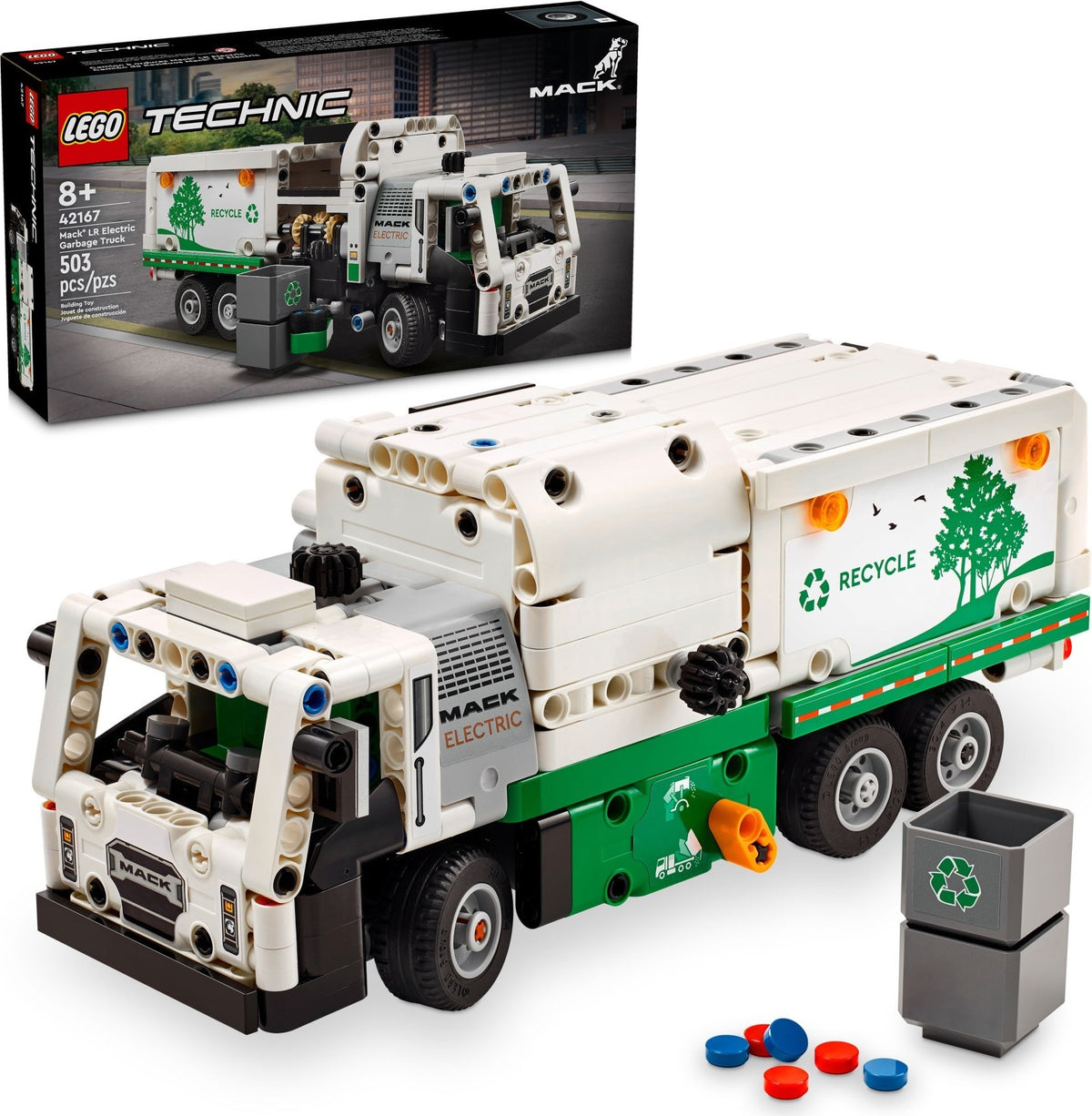 LEGO Technic 42167 Mack LR Electric Müllwagen
