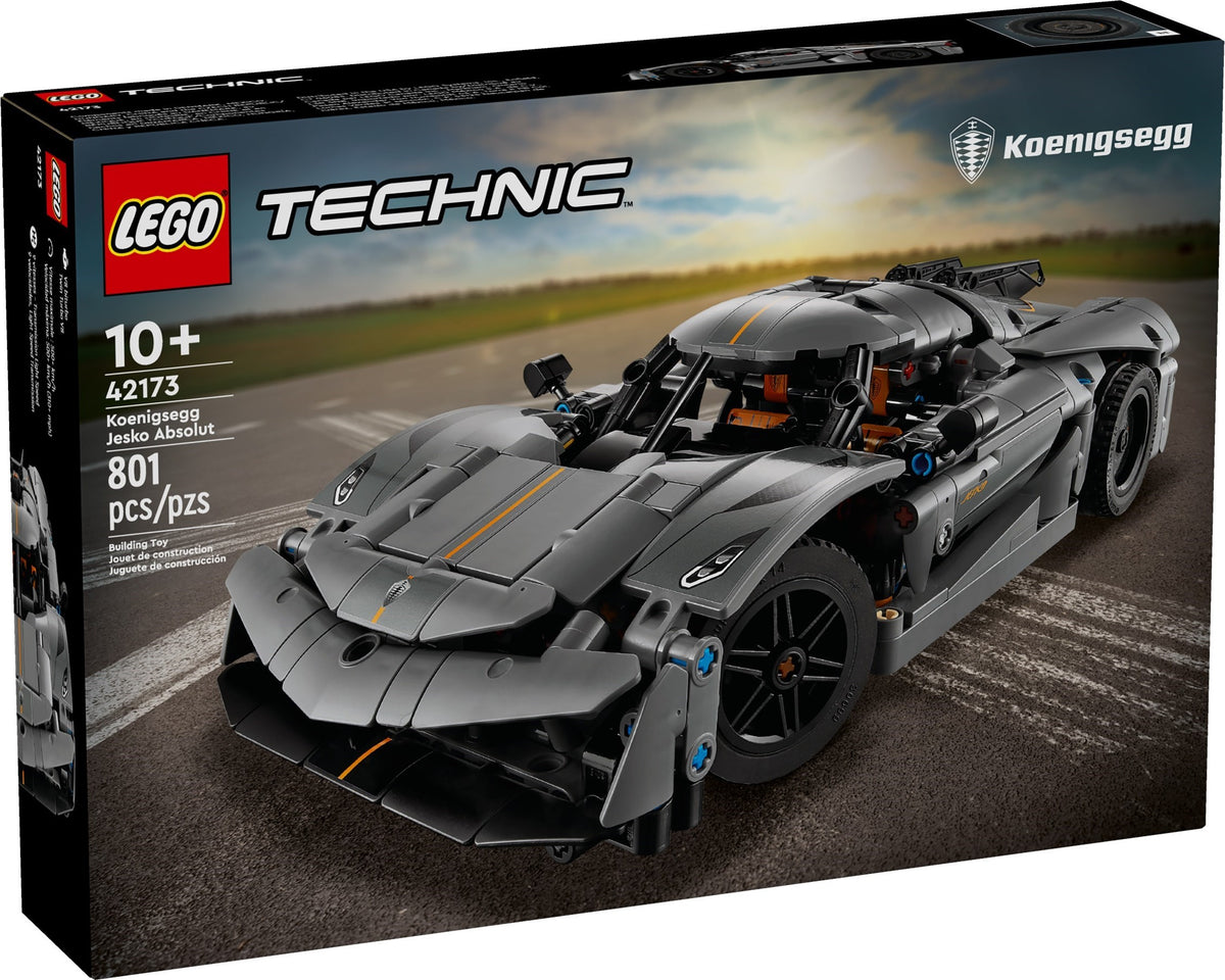 LEGO Technic 42173 Koenigsegg Jesko Absolut Supersportwagen in Grau