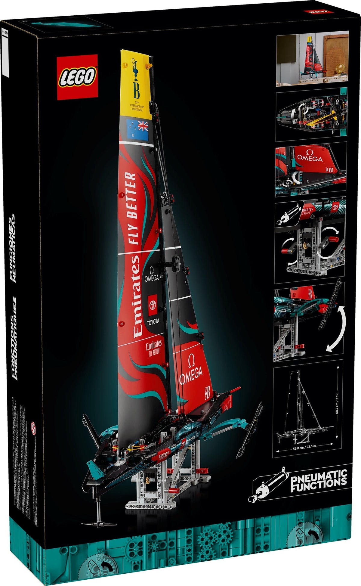 LEGO Technic 42174 Emirates Team New Zealand AC75 Rennjacht
