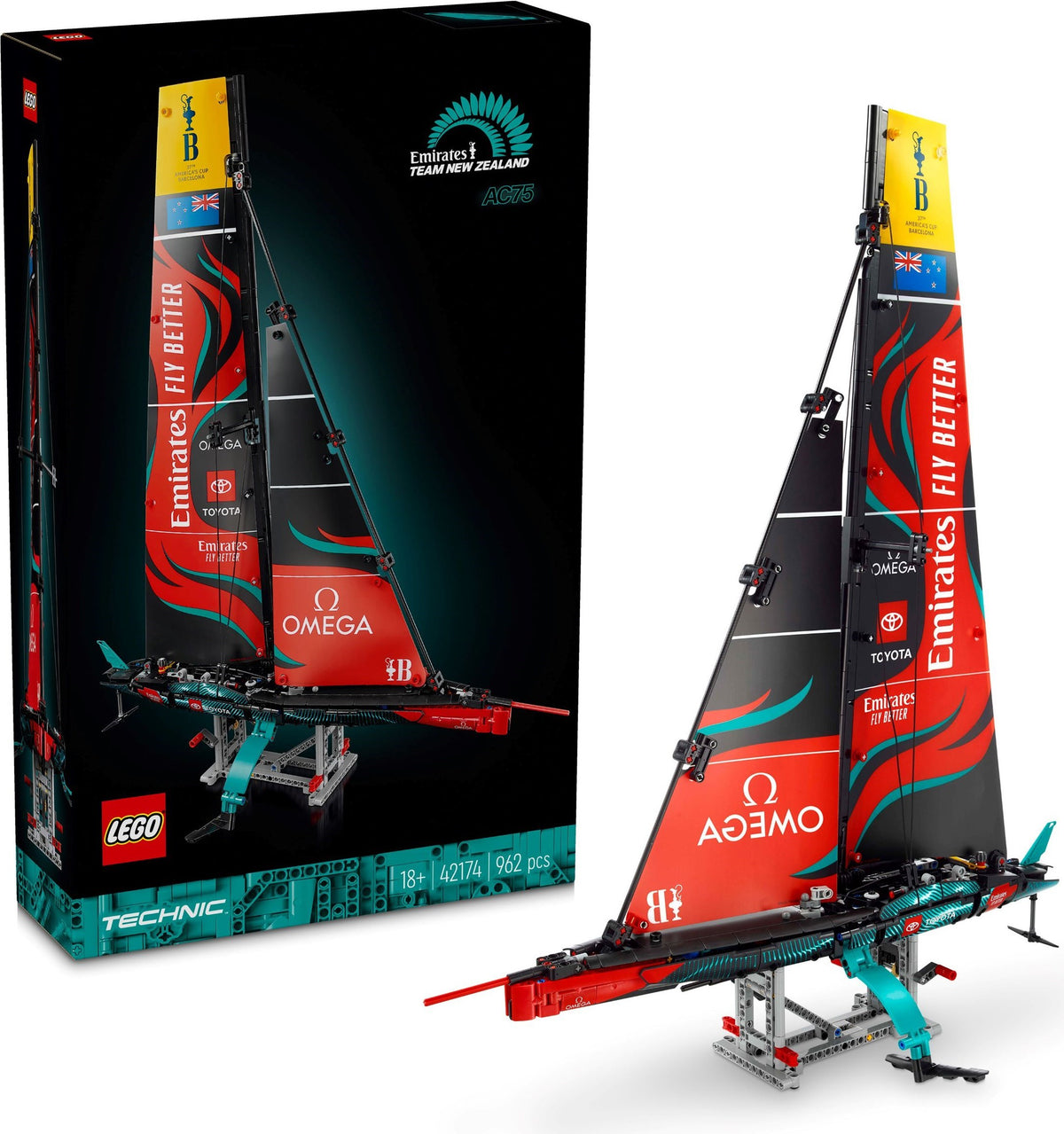LEGO Technic 42174 Emirates Team New Zealand AC75 Rennjacht