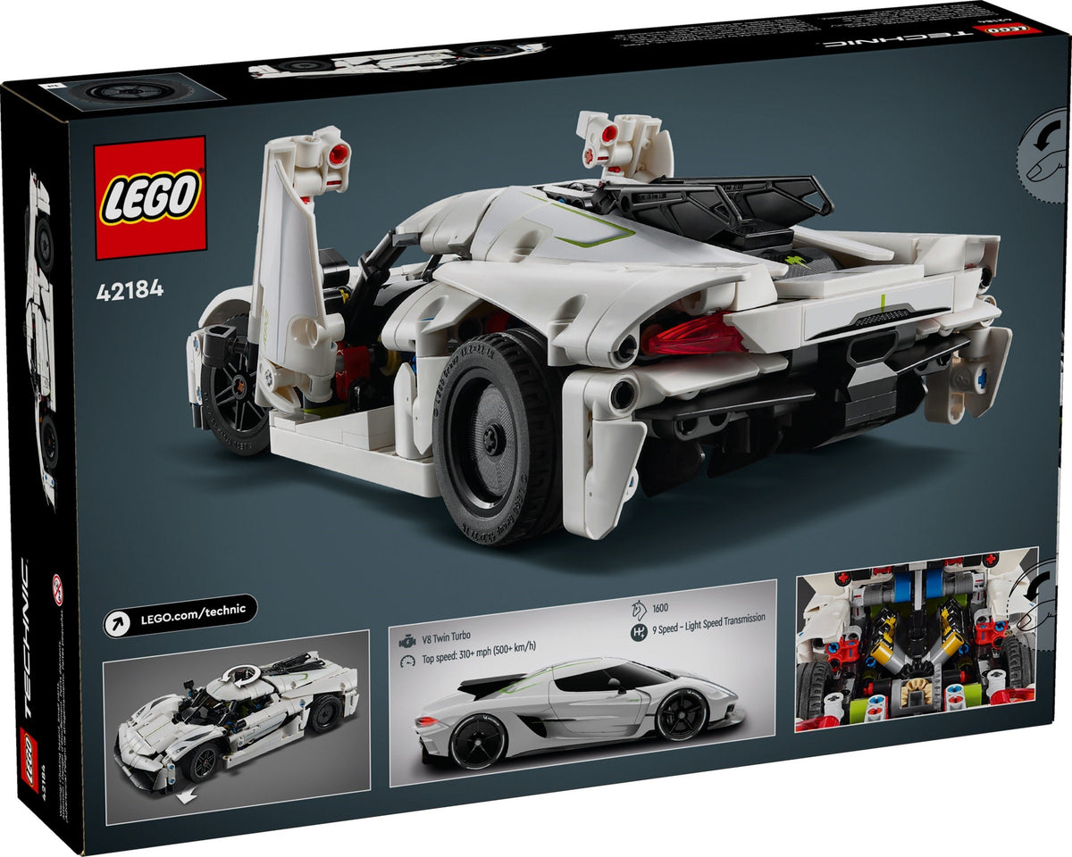 LEGO Technic 42184 Koenigsegg Jesko Absolut Supersportwagen in Weiß
