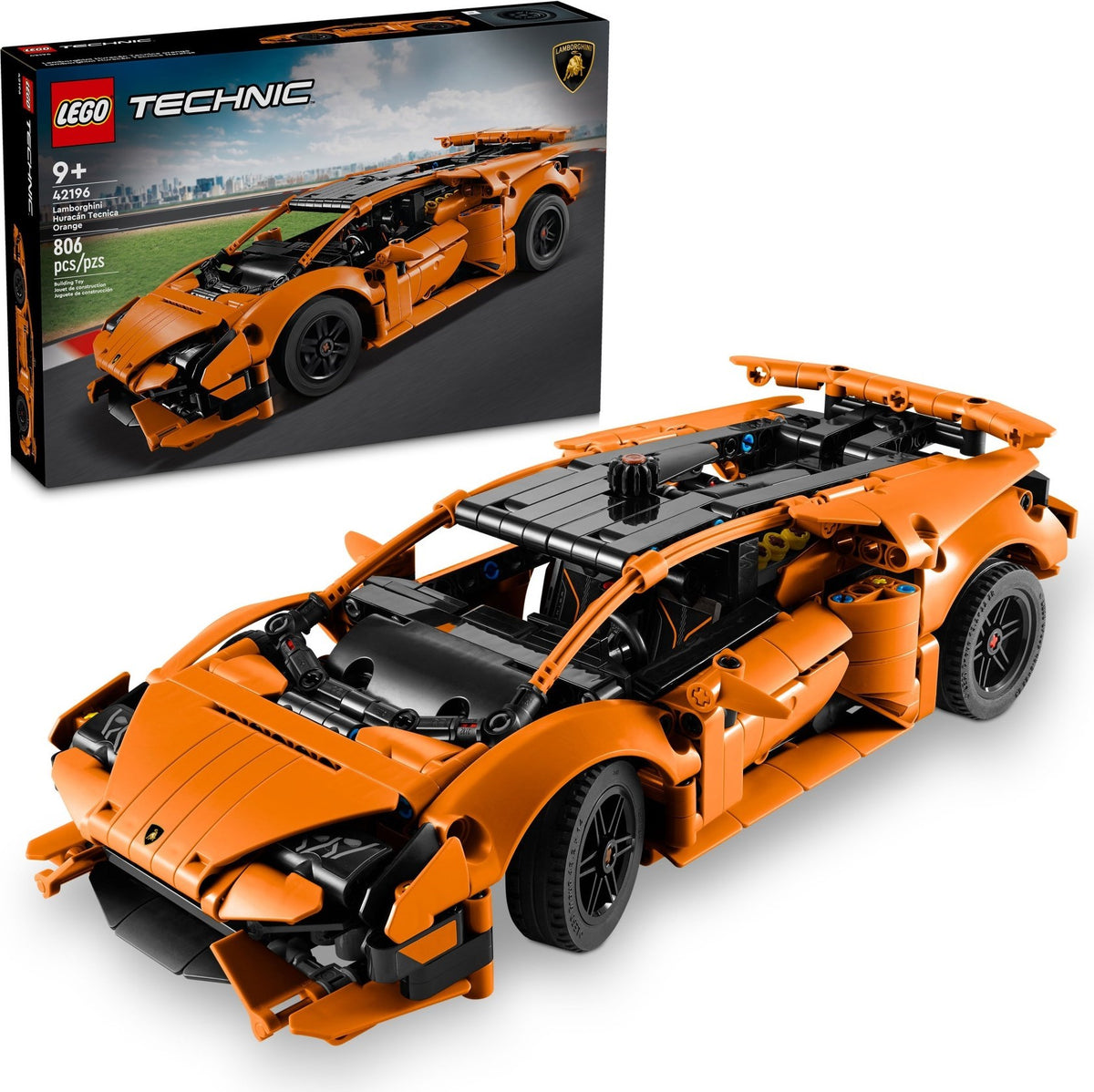 LEGO Technic 42196 Lamborghini Huracán Tecnica Orange