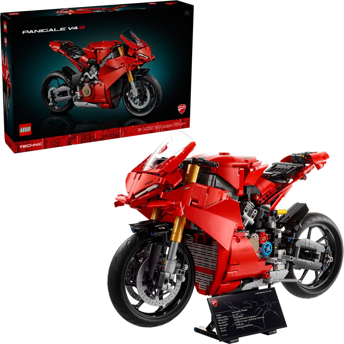 LEGO Technic 42202 Ducati Panigale V4 S Motorrad
