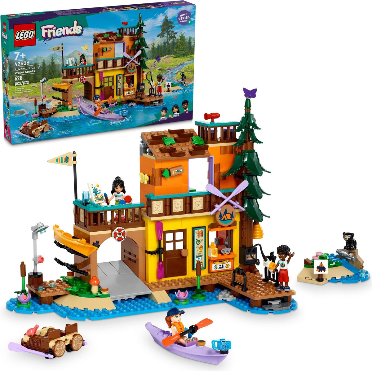 LEGO Friends 42626 Abenteuercamp mit Kayak