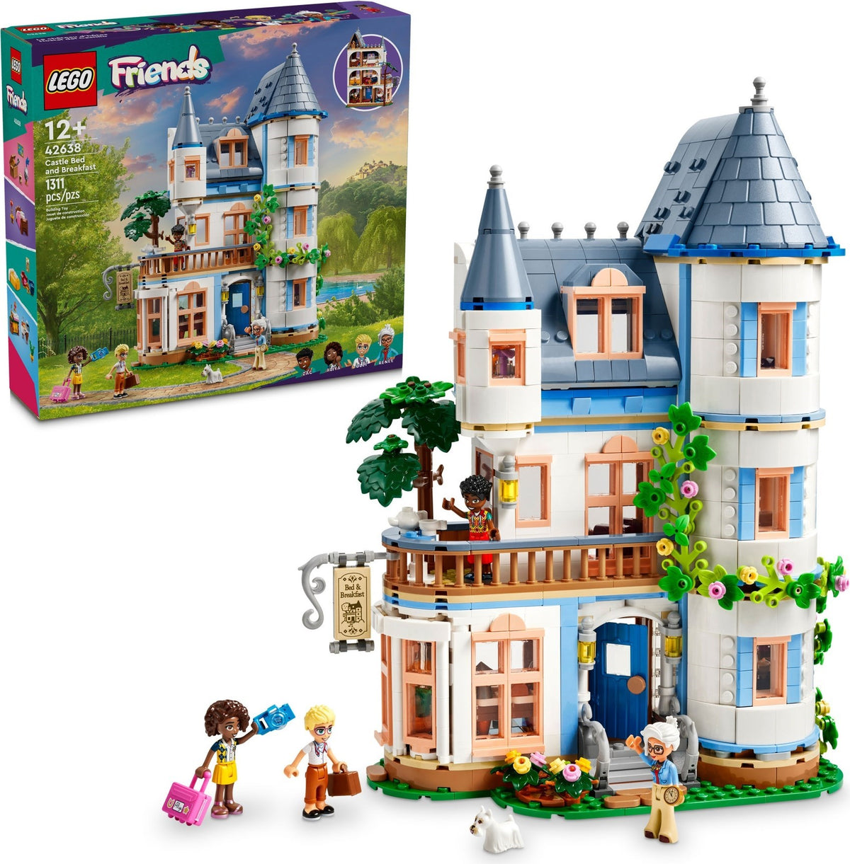 LEGO Friends 42638 Burg mit Ferienunterkunft