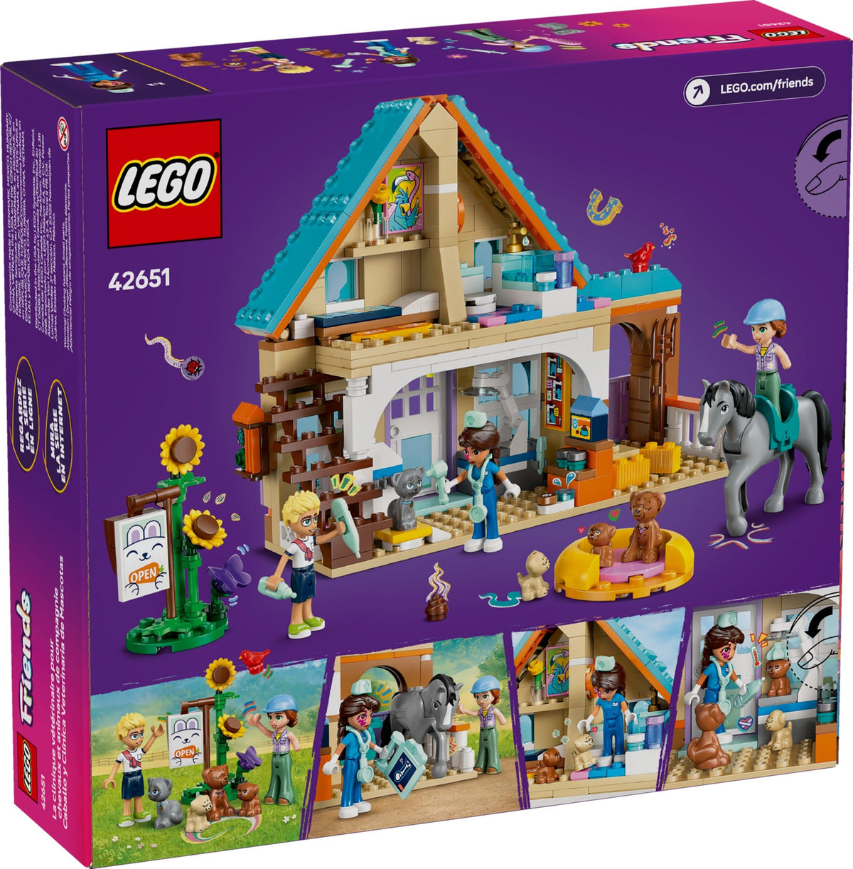 LEGO Friends 42651 Tierarztpraxis für Pferde und Haustiere