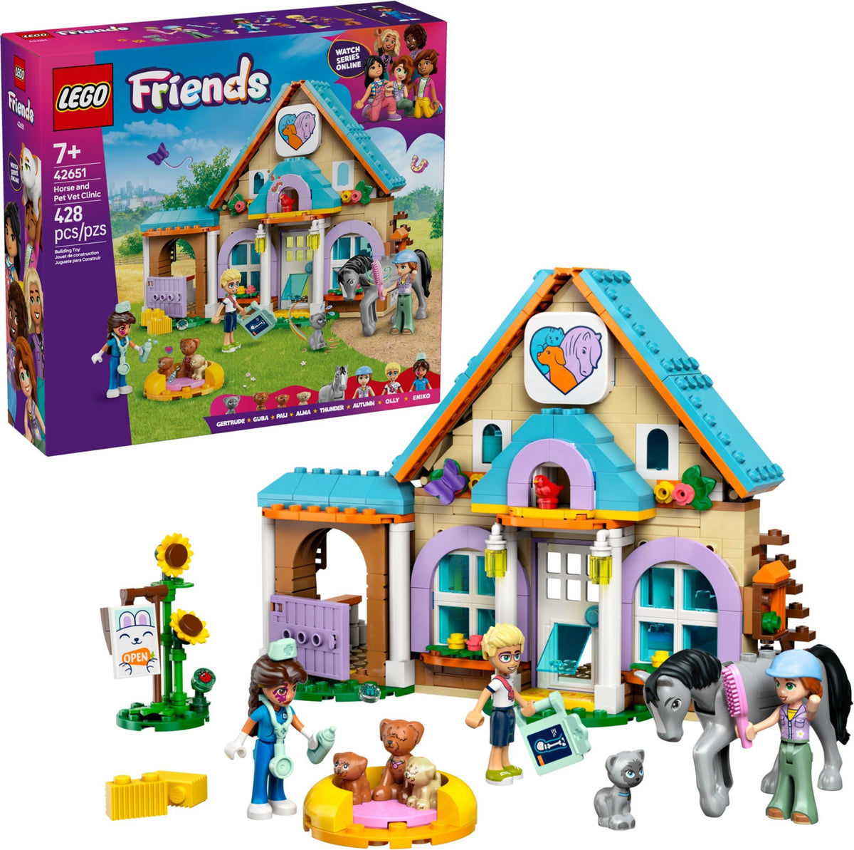 LEGO Friends 42651 Tierarztpraxis für Pferde und Haustiere
