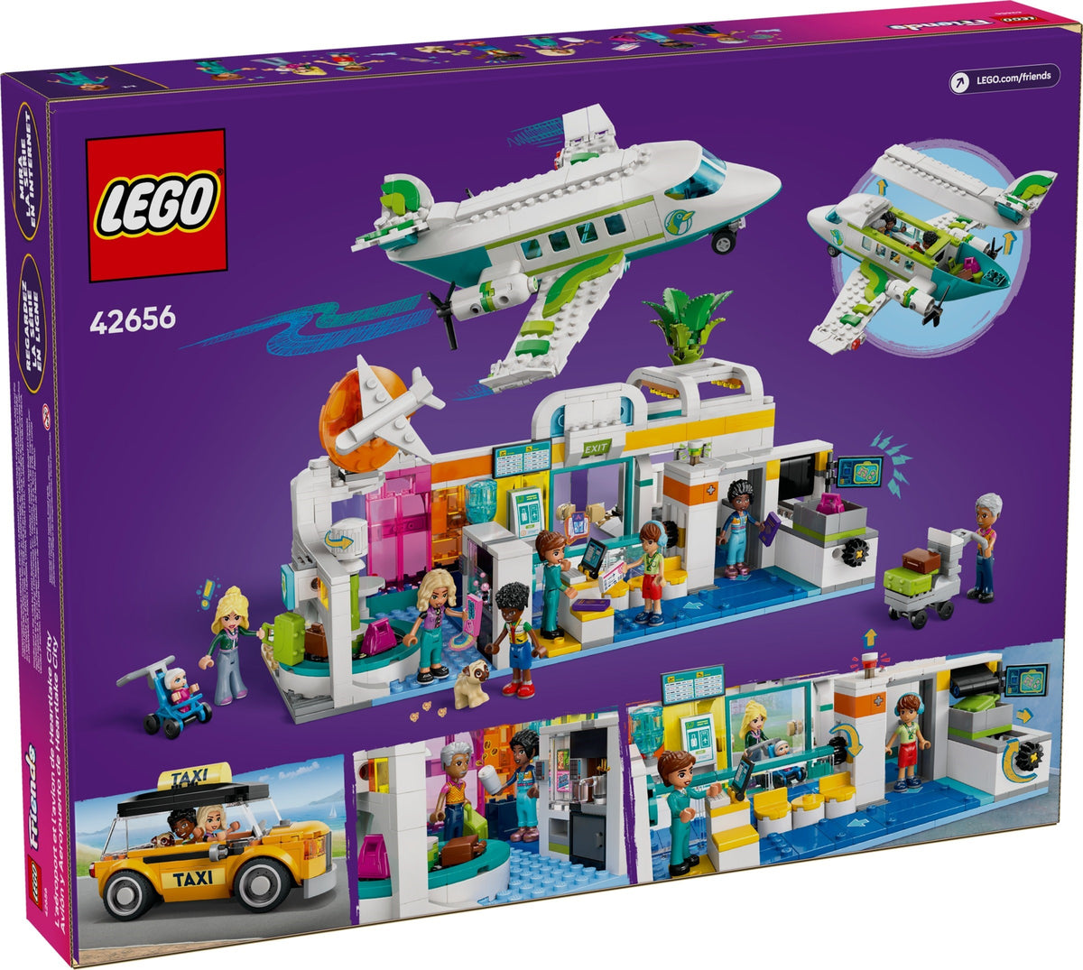 LEGO Friends 42656 Heartlake City Flughafen mit Flugzeug