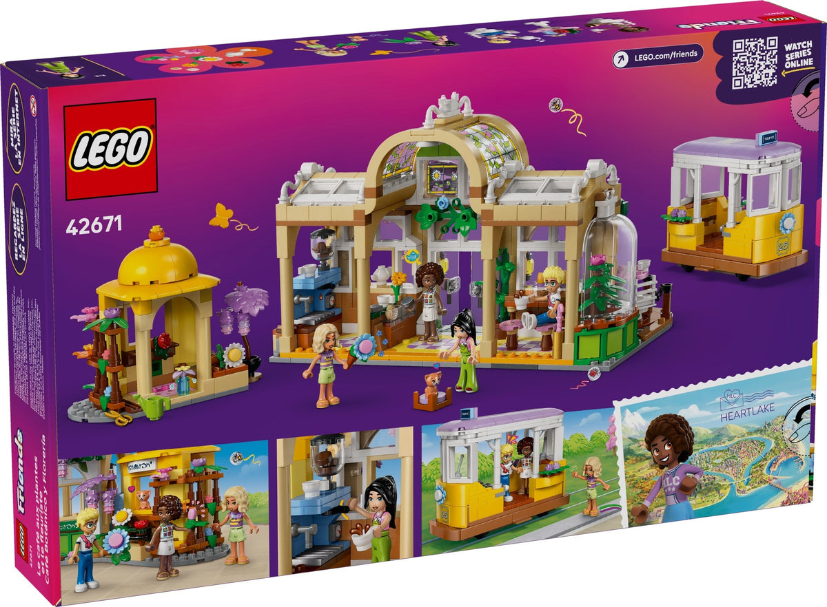 LEGO Friends 42671 Pflanzencafé und Blumenkiosk