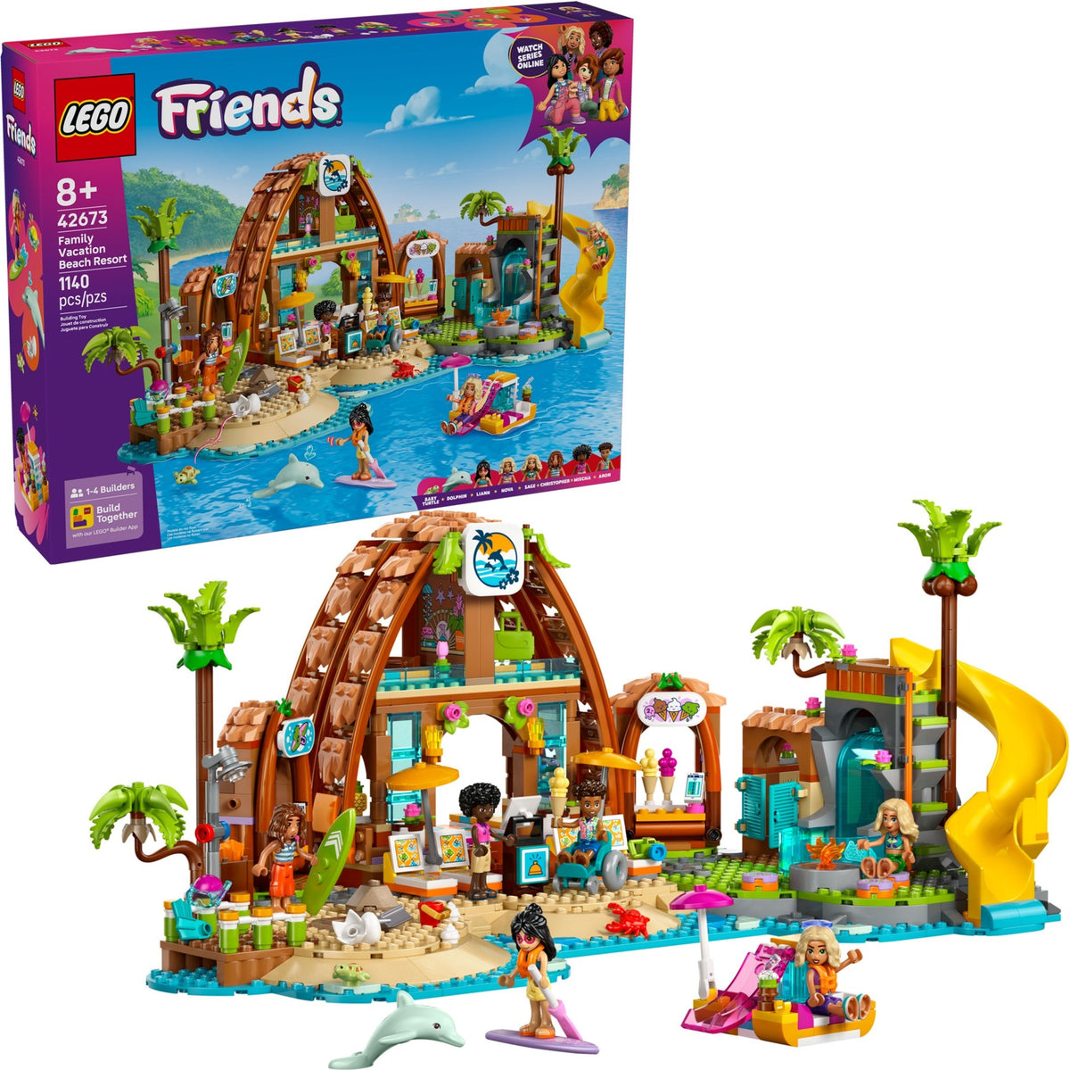 LEGO Friends 42673 Familienurlaub im Strandresort