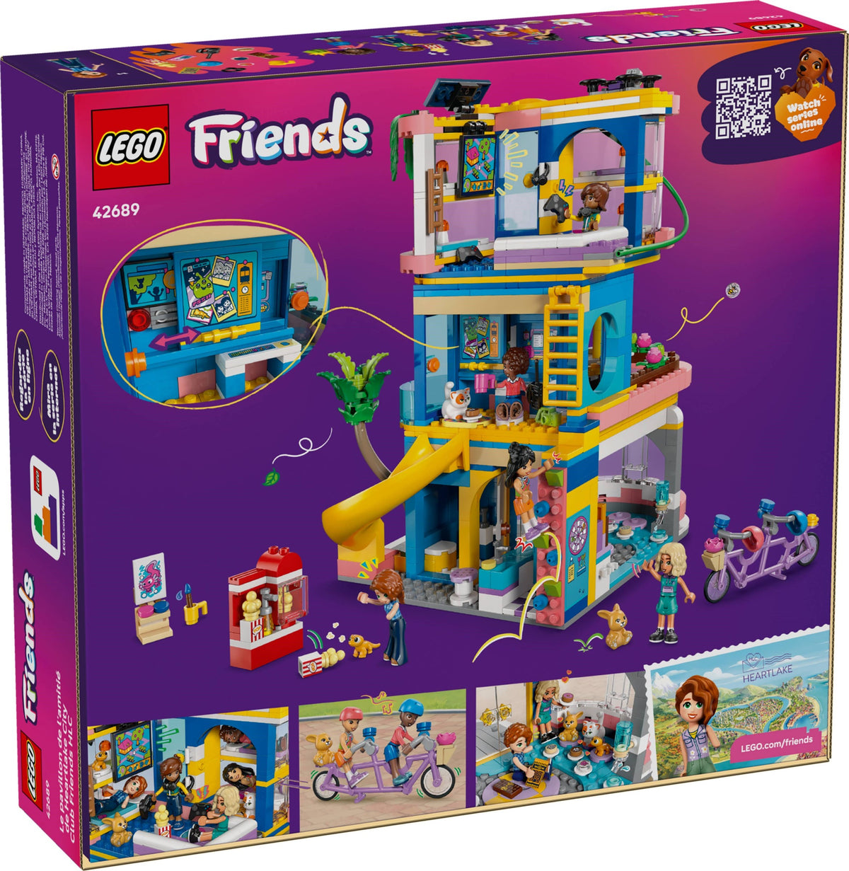 LEGO Friends 42689 Heartlake City Clubhaus der Freunde