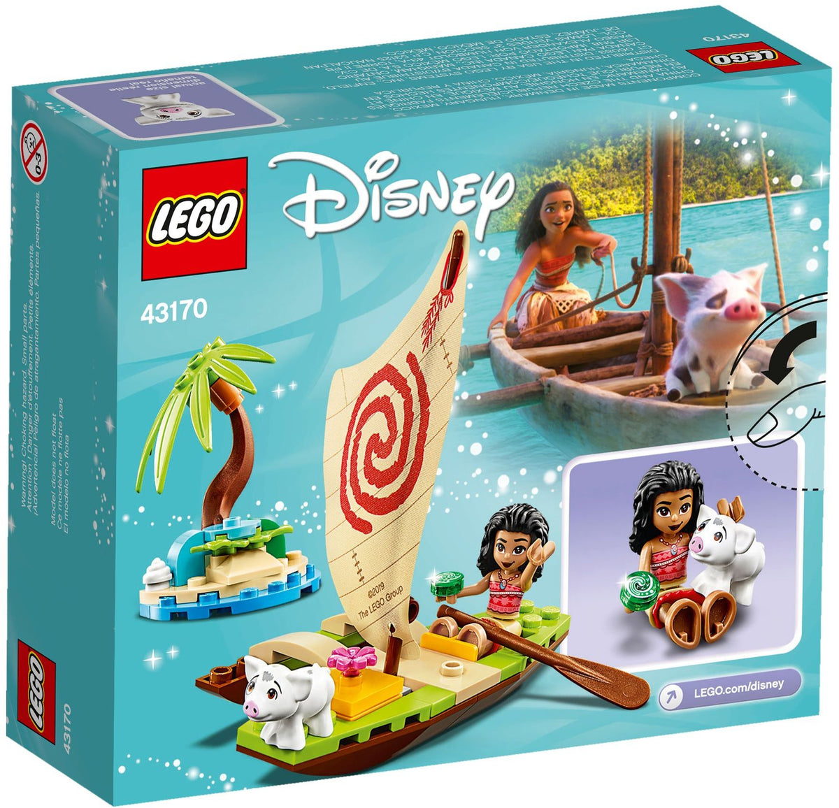 LEGO Disney 43170 Vaianas Boot