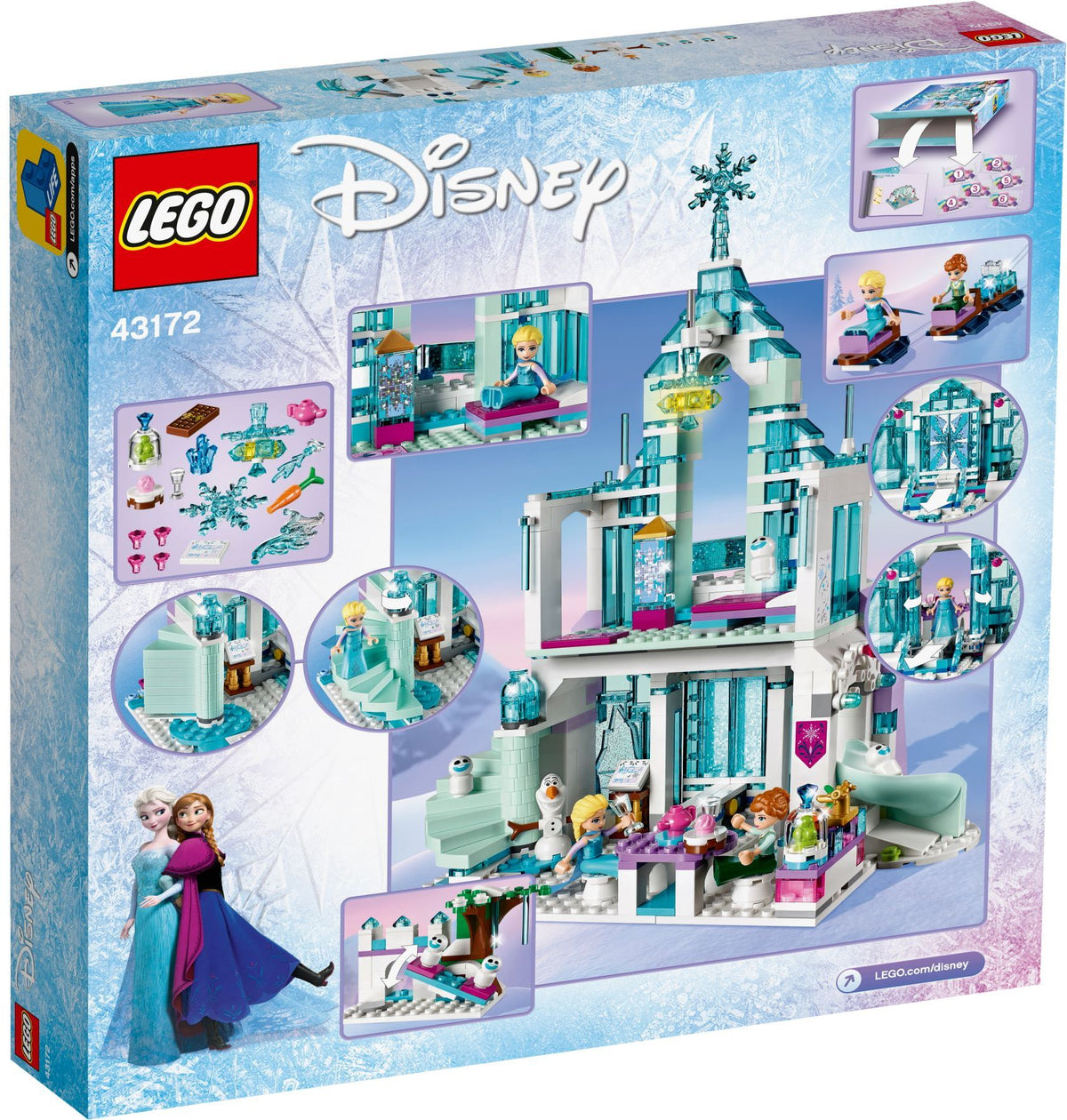 LEGO Disney 43172 Elsas magischer Eispalast