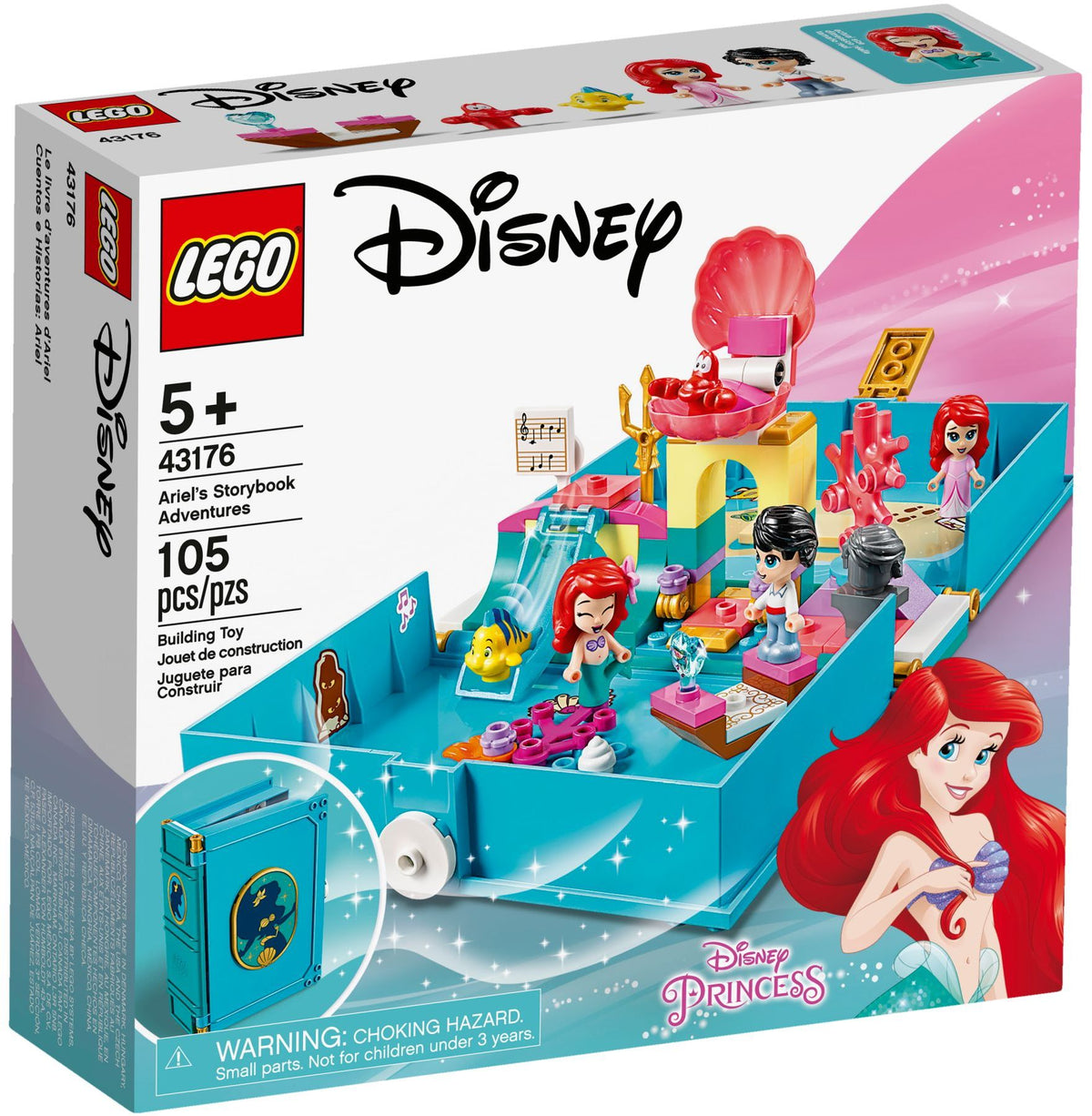 LEGO Disney 43176 Arielles Märchenbuch