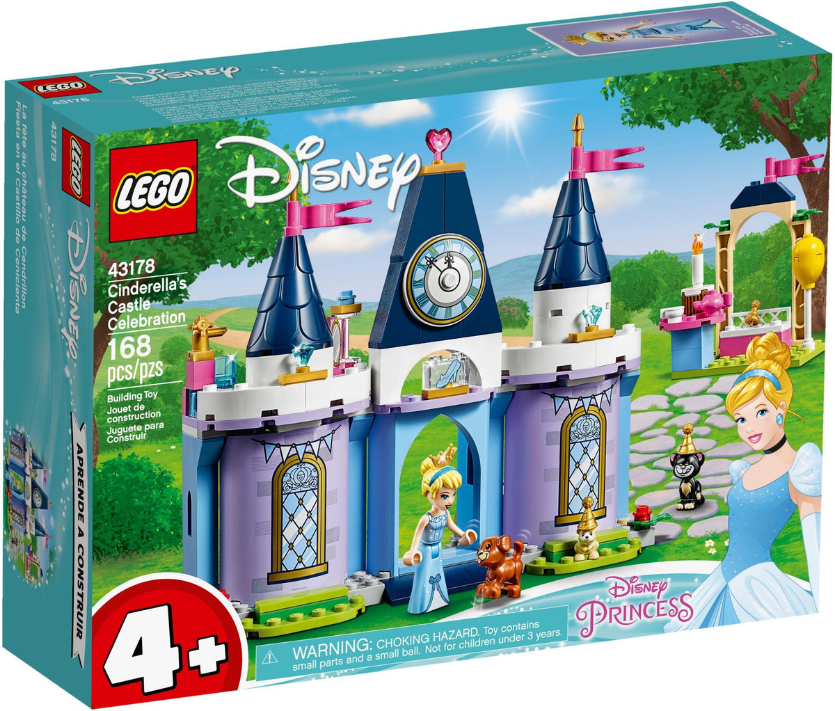LEGO Disney 43178 Cinderellas Schlossfest